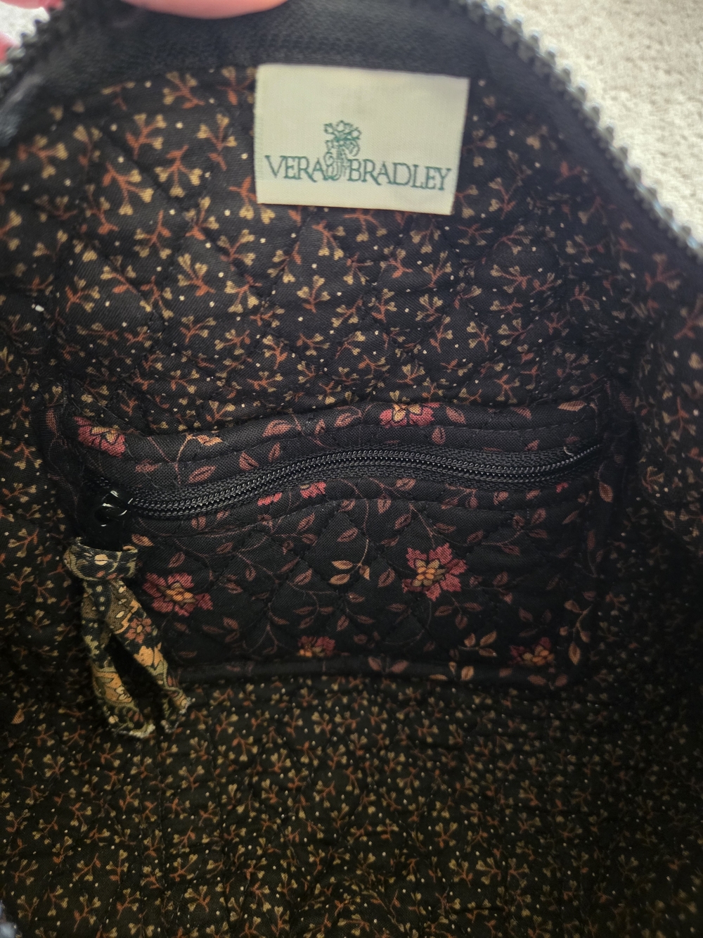 Vintage Vera Bradley Duffle Bag in Black and Brown - Picture 6 of 9